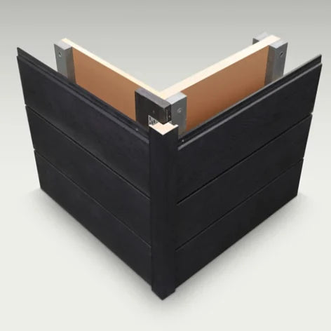 Millboard Envello Shadow Line+ Antique Oak External Corner Antique Oak