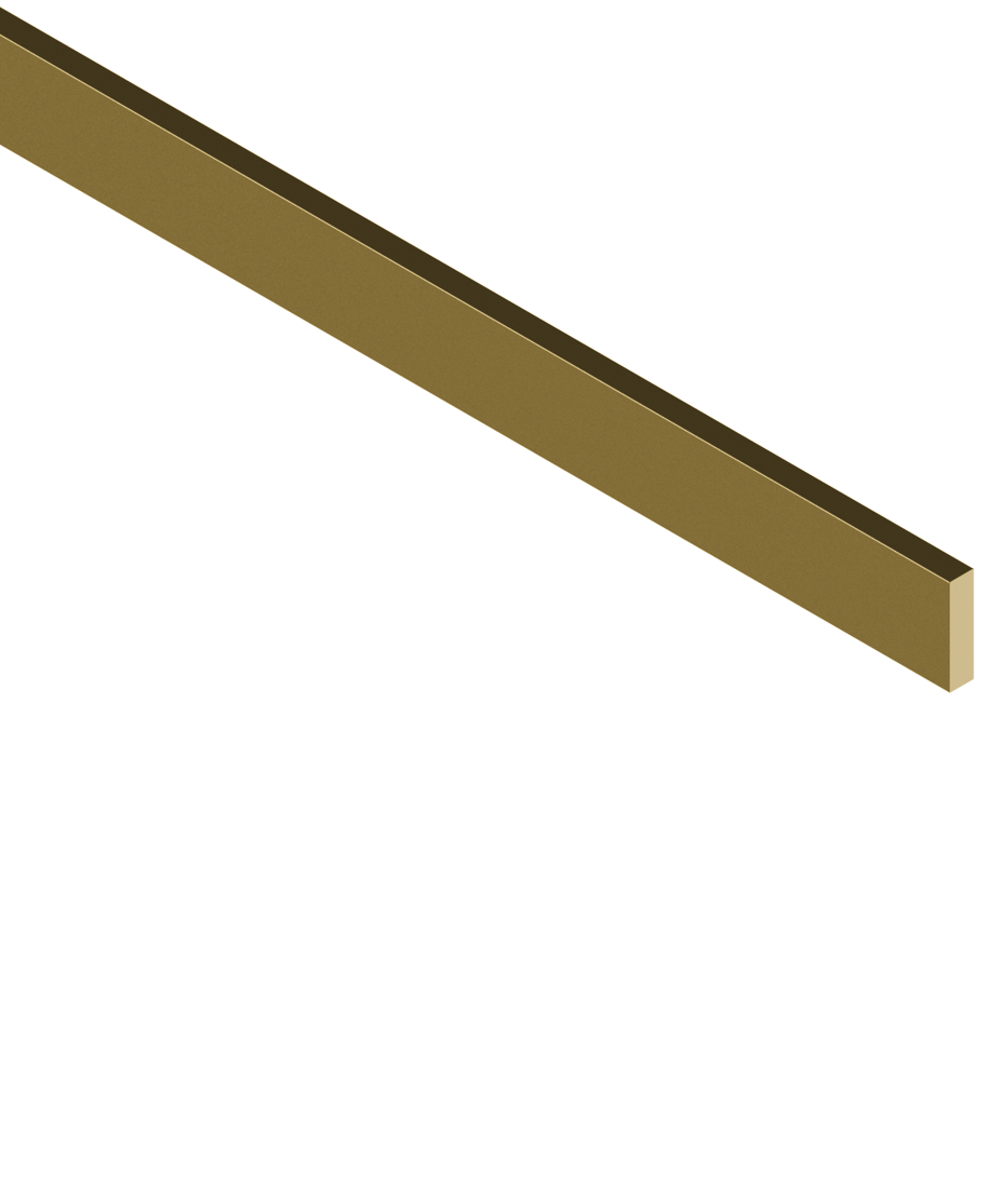 Forté Transition Flat Bar 13mm - Aged Brass