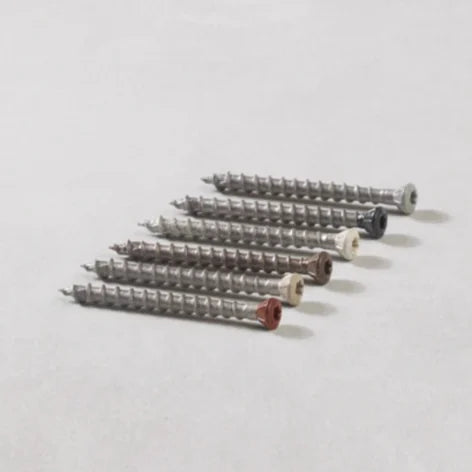 Envello Coloured Head Screws - Smoked Oak