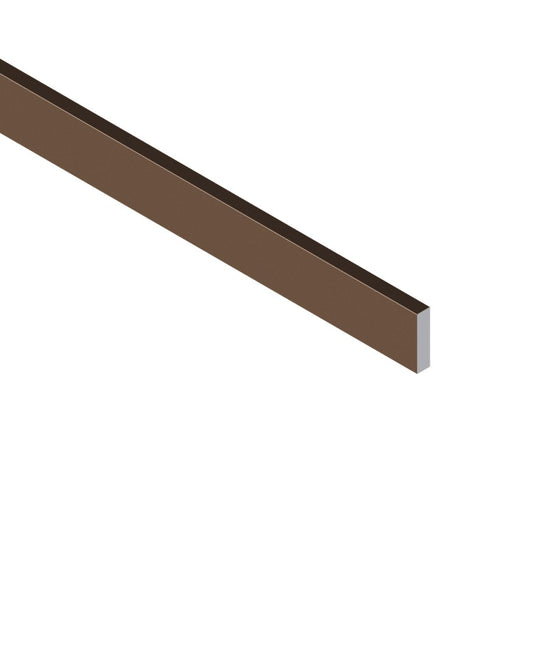 Forté Transition Flat Bar 12mm - Dark Bronze Anodised