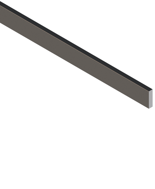 Forté Transition Flat Bar 13mm - Waxed Steel