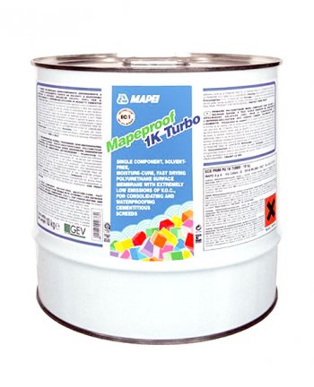 Mapei Mapeproof 1K Turbo 10kg Moisture Barrier